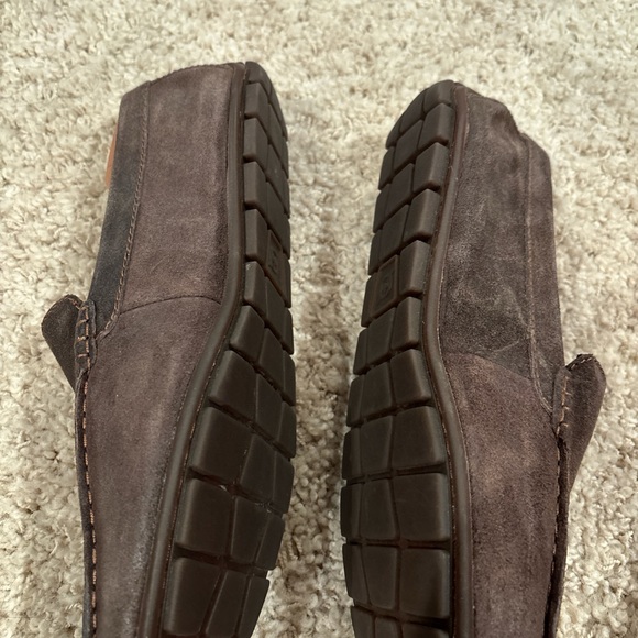 Born Men's Brown Suede Formal Dress Loafers Shoes Size 11 Leather Upper - Picture 4 of 7